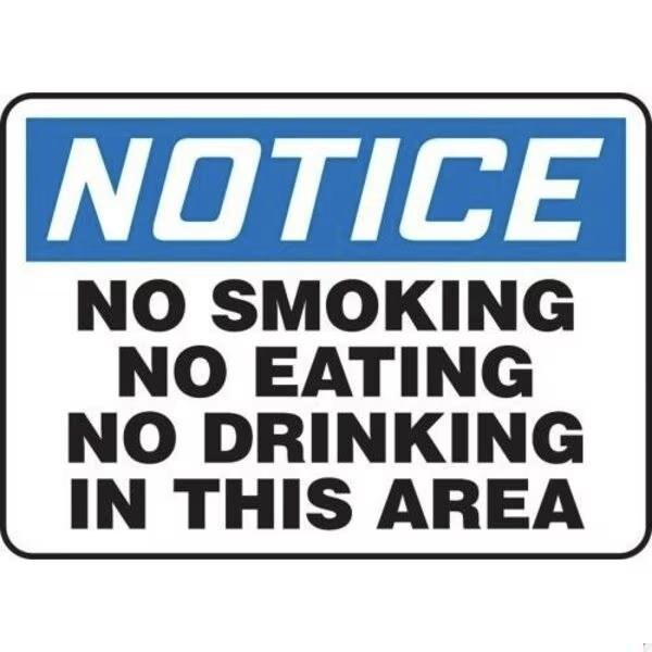 Accuform NO FIREARMS ALLOWED PURSUANT TO ARS SECTION 4229, Adhesive Dura-Poly, 7 in x 10 in, Adhesive MACC520XV - main